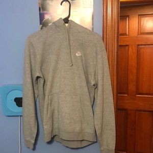 Medium gray nike hoodie